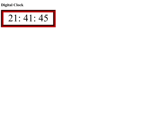 clock screenshot