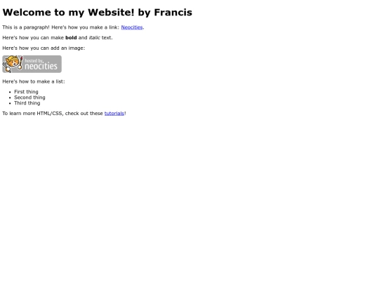 index screenshot