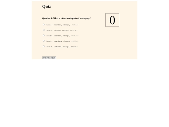 test screenshot