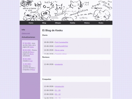 blog screenshot