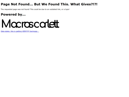 not_found screenshot