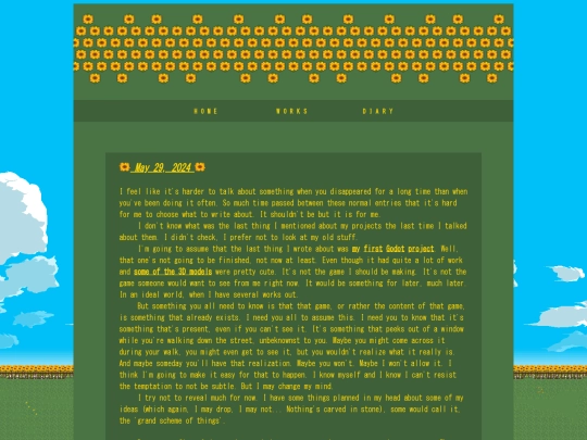 diary screenshot