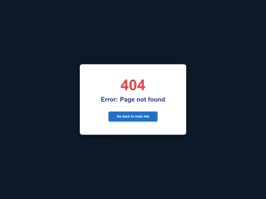 not_found screenshot