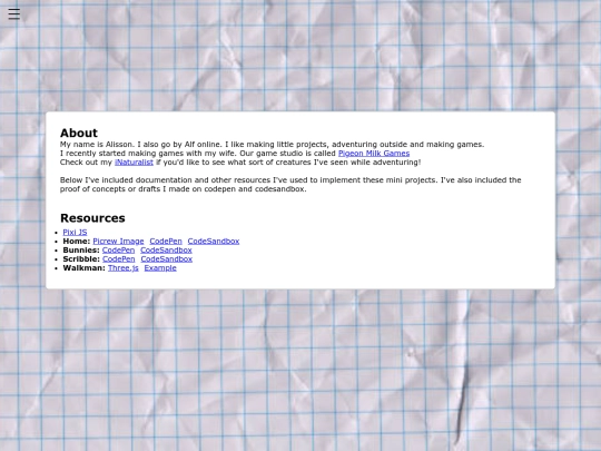 resources screenshot
