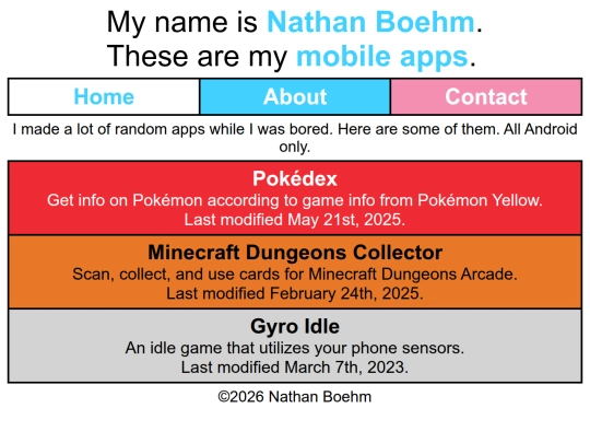 apps screenshot