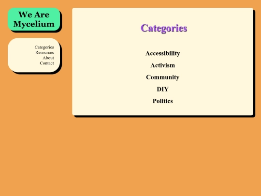 articles/categories screenshot