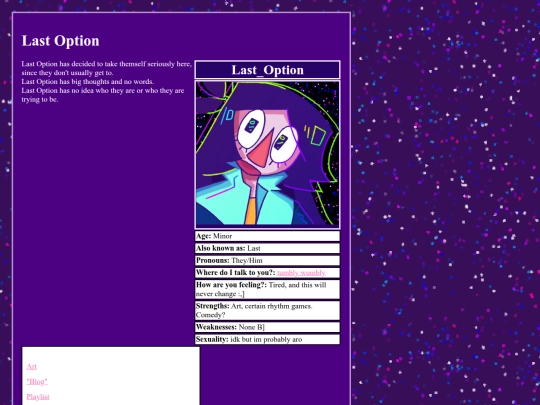 info screenshot