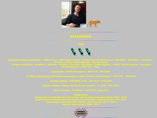 experience screenshot