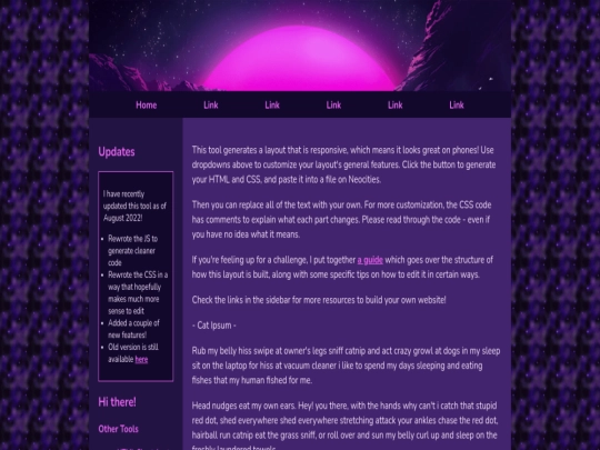 index screenshot