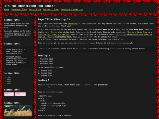 index screenshot