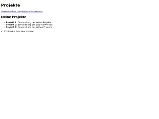 projekte screenshot