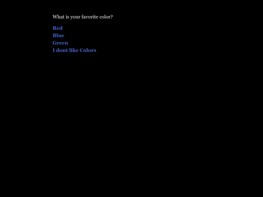 Twine Games/Colors by Jacob Dixon screenshot