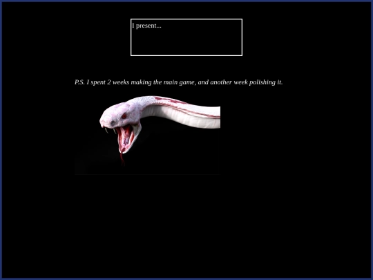 Twine Games/Snake Struggle by Aiden Zommick screenshot