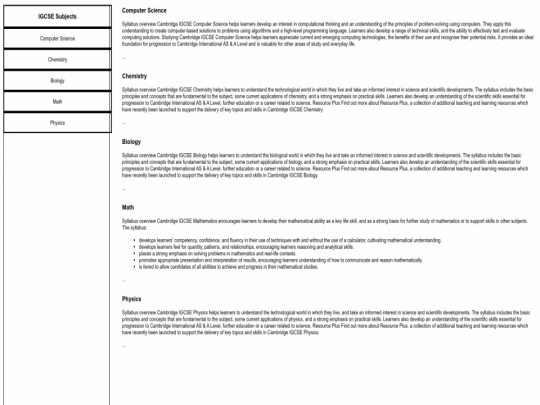 index screenshot