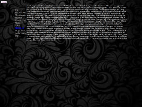 FacadeInfo screenshot