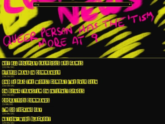 blog screenshot