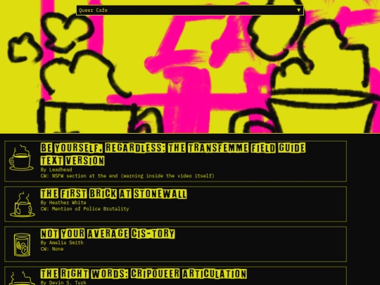 queer-cafe screenshot