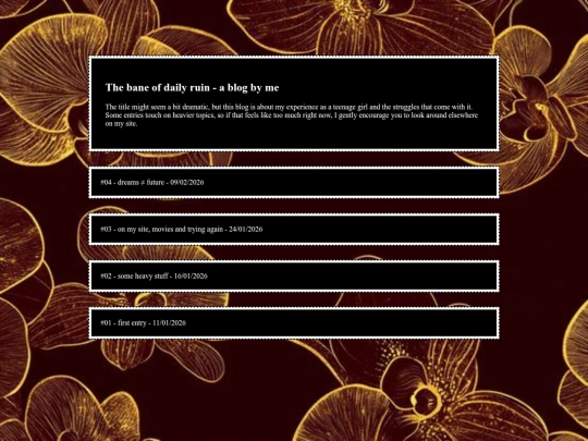 blog screenshot