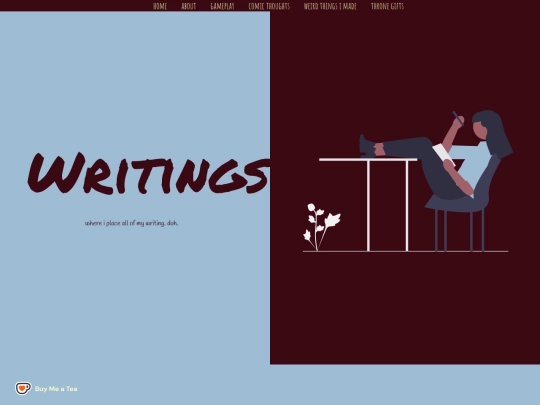 writing screenshot