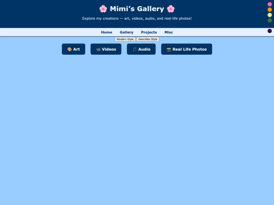 Profile screenshot