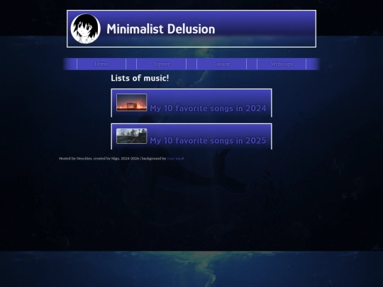 minimdel/lists screenshot