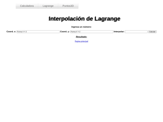 JavaScript/lagrange screenshot