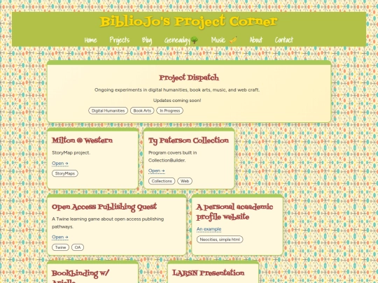 projects screenshot