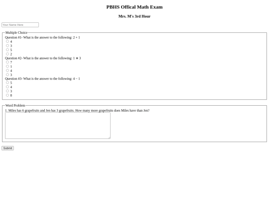 Forms/mathtest-tm screenshot