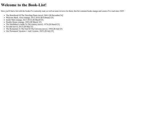 booklist screenshot