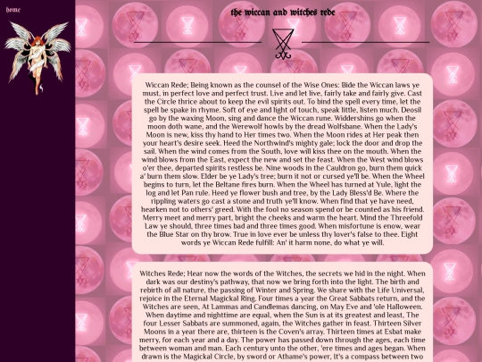 wiccanrede screenshot