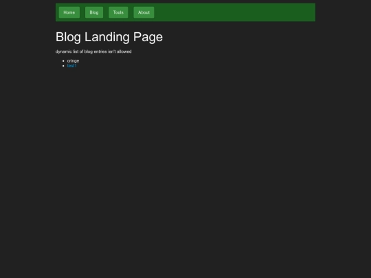 blog screenshot