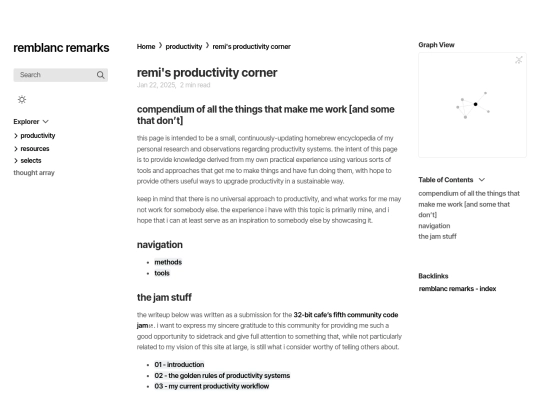productivity/remis-productivity-corner screenshot