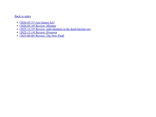 blog/archive screenshot