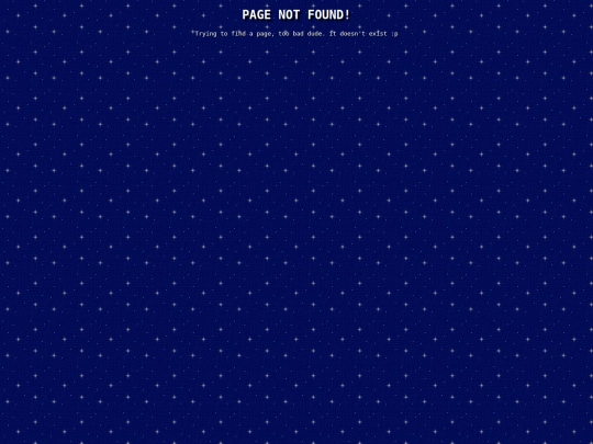 not_found screenshot
