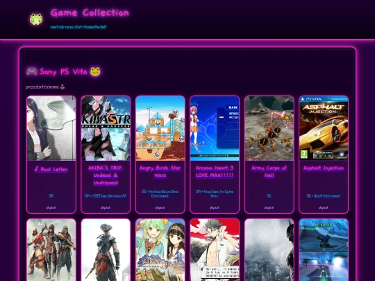 games/sonypsvita screenshot