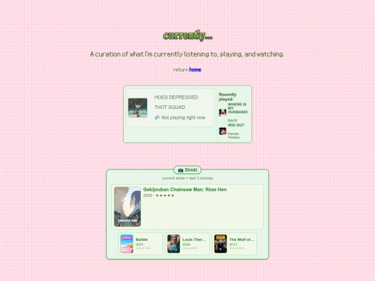 interests/now screenshot