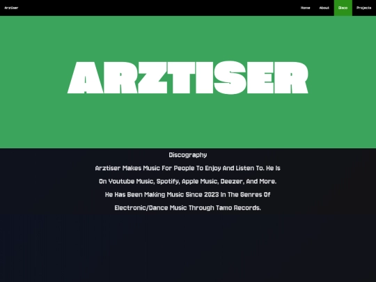 discography screenshot
