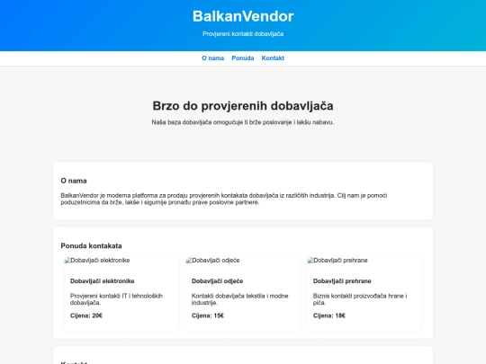 balkanvendor_singlefile screenshot