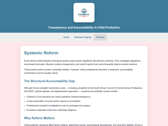 systemic-reform screenshot