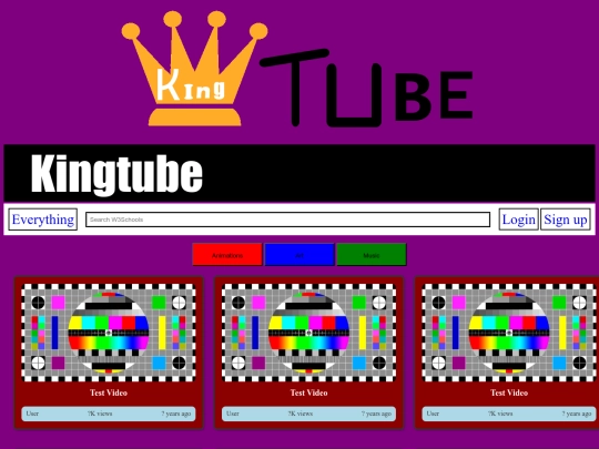 test screenshot