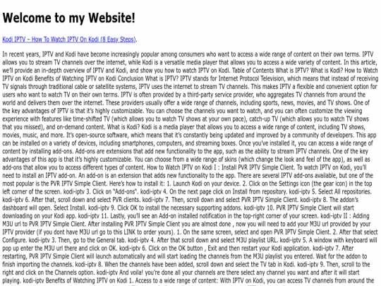 index screenshot