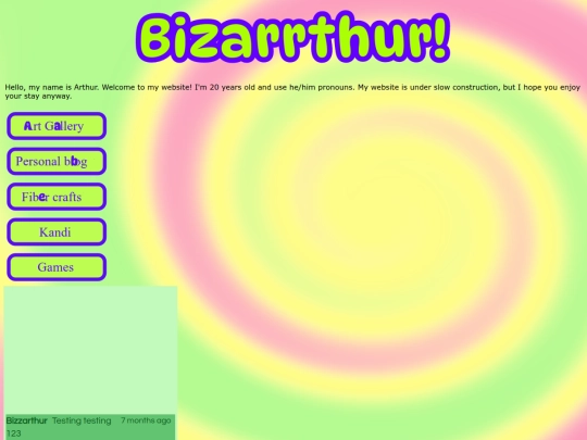 practicepage screenshot