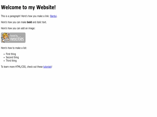 index screenshot