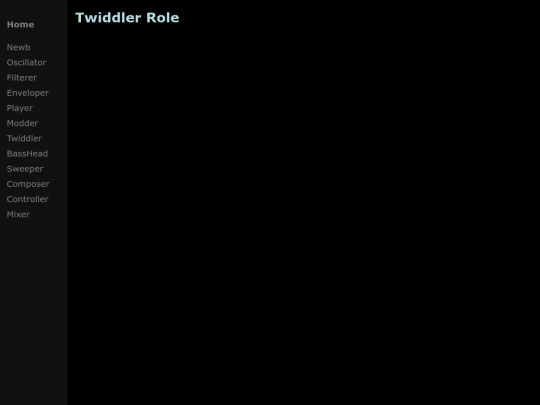 TwiddlerRole screenshot