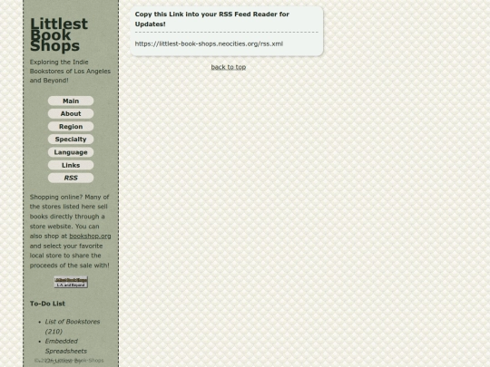 rsslink screenshot