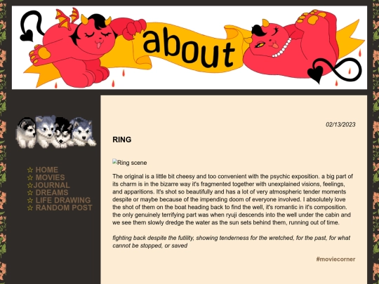 BLOG screenshot