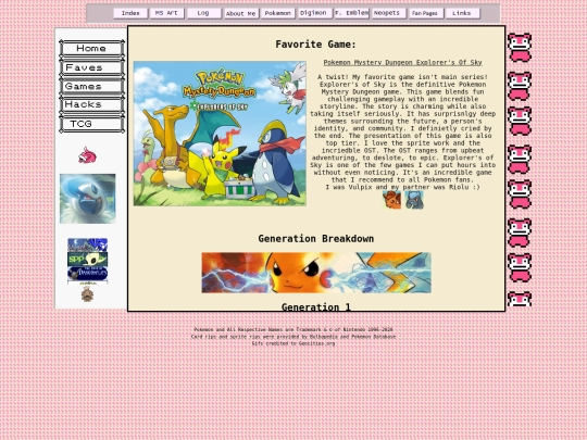 Pokemon/pokegames screenshot