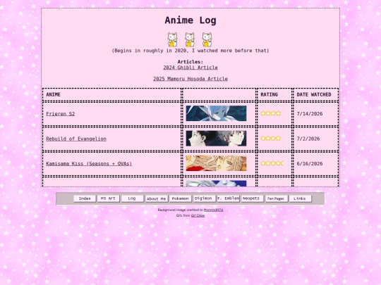 animelog screenshot