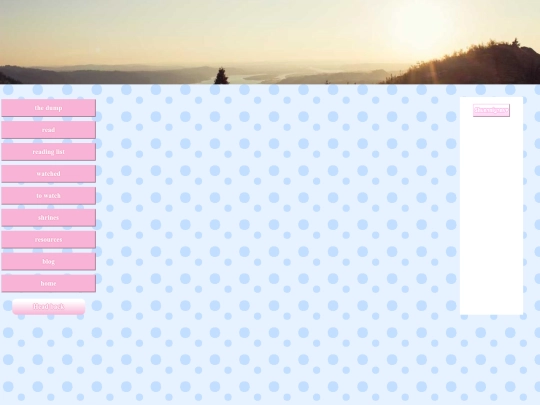 Blog screenshot