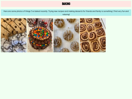 Baking screenshot